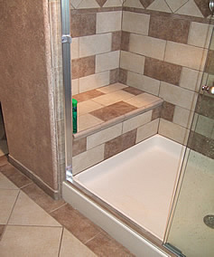 Bathroom shower seat